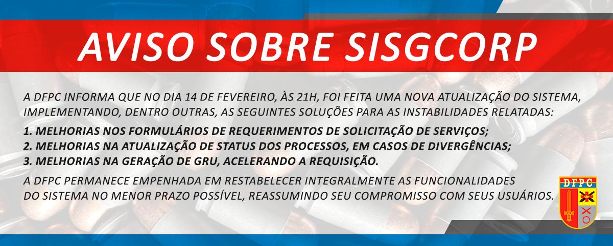 Aviso SisGCorp